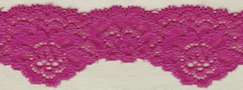 Fandango Pink Stretch Lace Trim