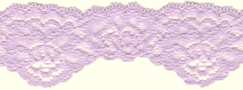 Likable Lilac Stretch Lace Trim