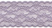 Gray Lavender Stretch Lace Trim