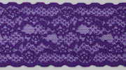 Purple Diamond Stretch Lace Trim
