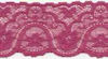 Razzle Dazzle Raspberry Stretch Lace Trim