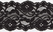 3" Black Stretch Lace