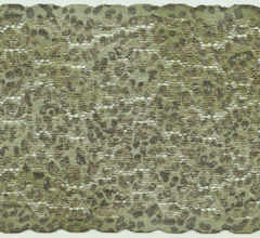 Mossy Green 6" Wide Printed Stretch Lace Trim
