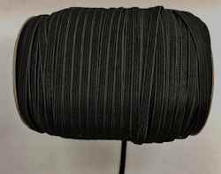 Black 1/4 inch Knitted Elastic