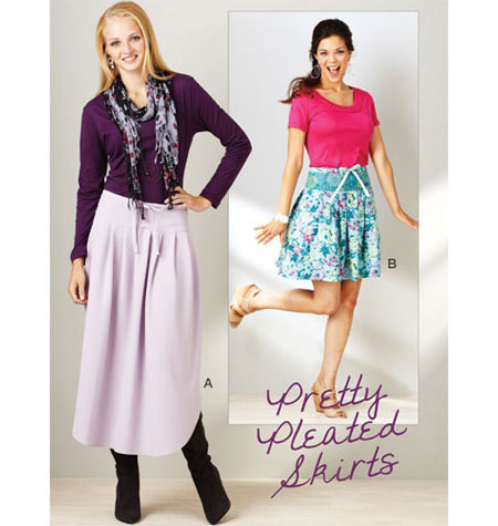 Kwik Sew Misses' Pretty Pleated Skirts
