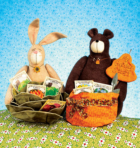 Kwik Sew Bear and Bunny Baskets